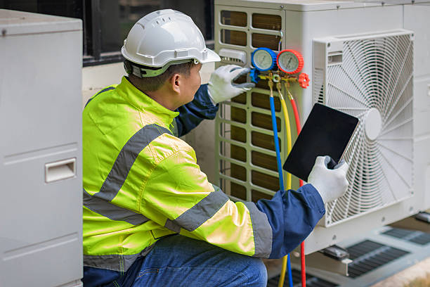Professional Heat Pump Repair technician working in Toms Brook, VA